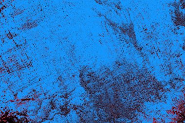 Kırmızı ve mavi renkli grungy duvar, desenli arka plan