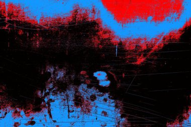 Çizik ve çatlaklarla metal doku