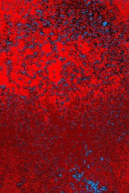 Soyut grunge arkaplanı. Monokrom dokusu. Mavi ve kırmızı desenli arkaplan