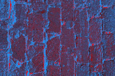 Arka plandaki eski tuğla duvar