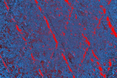 Çizik ve çatlaklarla metal doku