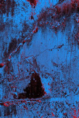 Dökülen boya paslı metal dokusu