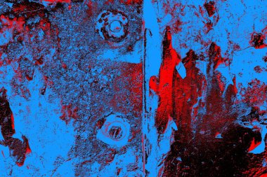 Çizik ve çatlaklarla metal doku