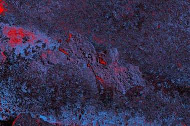 Çizik ve çatlaklarla metal doku