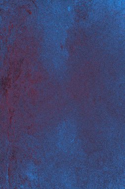 Kırmızı ve mavi renkli grungy duvar, desenli arka plan