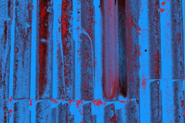 Oluklu eski çatı dokusu