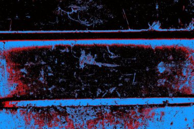 Çizik ve çatlaklarla metal doku