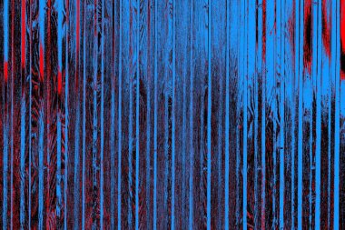 Kırmızı ve mavi renkli grungy duvar, desenli arka plan