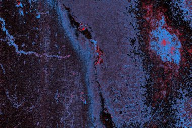 Dökülen boya paslı metal dokusu