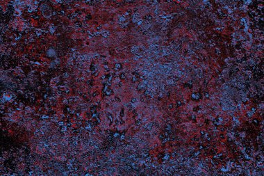 Çizik ve çatlaklarla metal doku