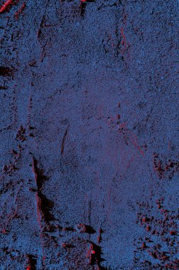 Kırmızı ve mavi renkli grungy duvar, desenli arka plan