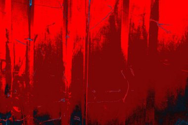 Kırmızı ve mavi renkli grungy duvar, desenli arka plan