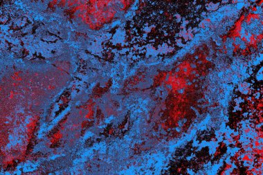 Çizik ve çatlaklarla metal doku