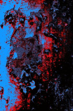 Çizik ve çatlaklarla metal doku