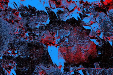 Dökülen boya paslı metal dokusu