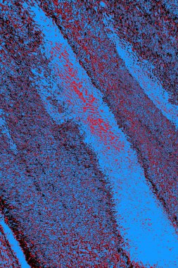 Kırmızı ve mavi renkli grungy duvar, desenli arka plan