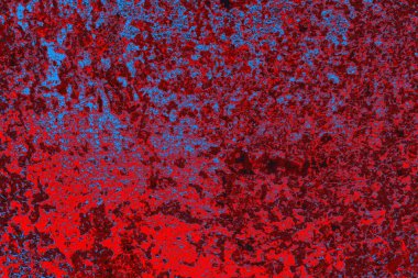 Soyut grunge arkaplanı. Monokrom dokusu. Mavi ve kırmızı desenli arkaplan