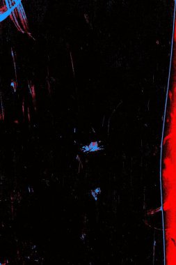 Kırmızı ve mavi renkli grungy duvar, desenli arka plan