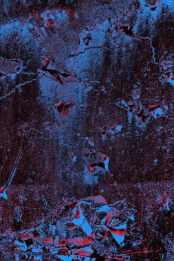 Dökülen boya paslı metal dokusu