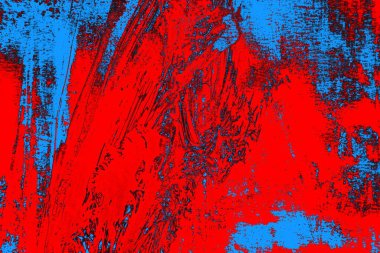 Kırmızı ve mavi renkli grunge duvar dokusu arkaplanı