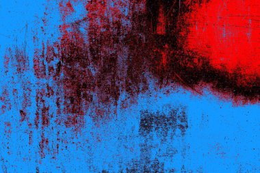 Çizik ve çatlaklarla metal doku.