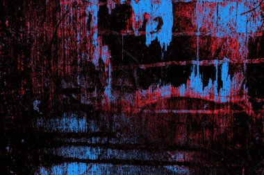 Çizik ve çatlaklarla metal doku