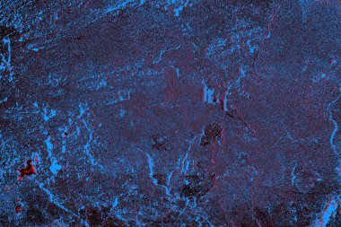 Kırmızı ve mavi renkli grungy duvar, desenli arka plan