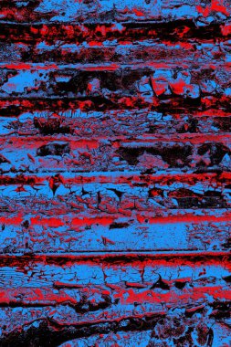 Çizik ve çatlaklarla metal doku