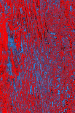 Kırmızı ve mavi renkli grungy duvar, desenli arka plan