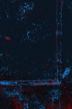 Kırmızı ve mavi renkli grungy duvar, desenli arka plan