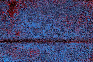 Çizik ve çatlaklarla metal doku