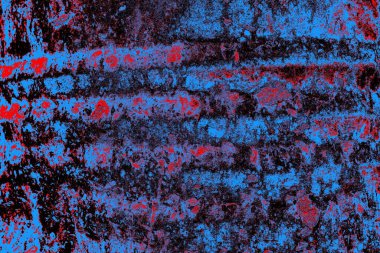 Çizik ve çatlaklarla metal doku