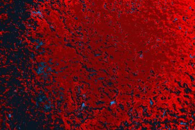 Kırmızı ve mavi renkli grunge duvar dokusu arkaplanı