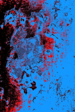 Çizik ve çatlaklarla metal doku