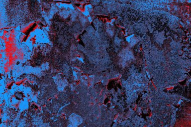 Dökülen boya paslı metal dokusu