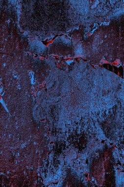 Dökülen boya paslı metal dokusu