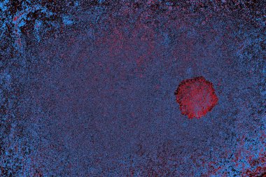 Kırmızı ve mavi renkli grungy duvar, desenli arka plan