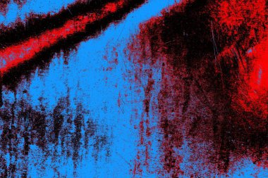 Çizik ve çatlaklarla metal doku.