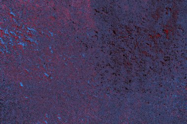 Kırmızı ve mavi renkli grungy duvar, desenli arka plan