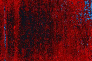 Soyut grunge arkaplanı. Monokrom dokusu. Mavi ve kırmızı desenli arkaplan