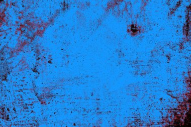 Kırmızı ve mavi renkli grungy duvar, desenli arka plan
