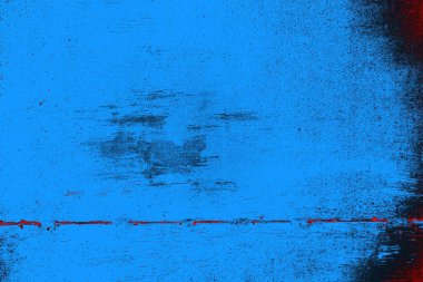 Kırmızı ve mavi renkli grungy duvar, desenli arka plan