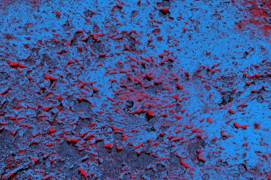 Çizik ve çatlaklarla metal doku