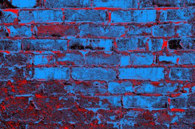 Eski model tuğla duvarın arka planı