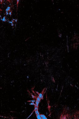 Kırmızı ve mavi renkli grungy duvar, desenli arka plan