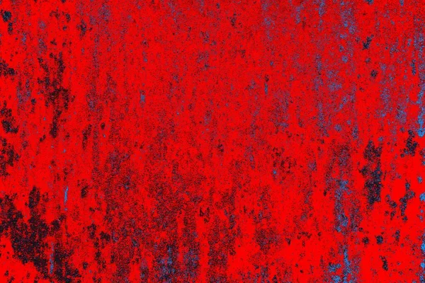 Crimson Rood Blauw Gekleurde Grungy Muur Getextureerde Achtergrond — Stockfoto