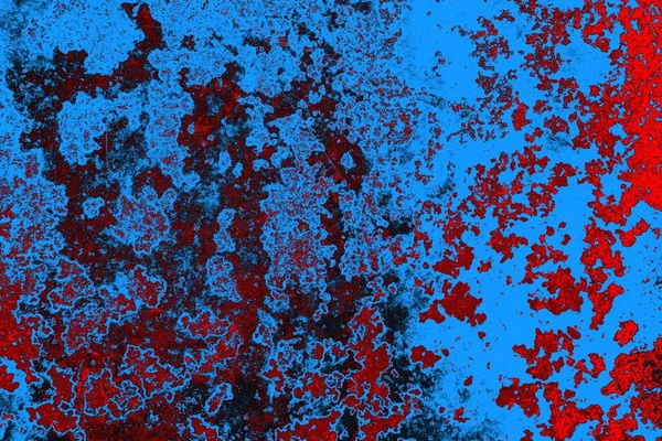 Pared Grungy Color Rojo Azul Carmesí Fondo Texturizado — Foto de Stock