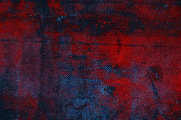 Crimson Red Blue Colored Grungy Wall Textured Background — Stock Photo, Image