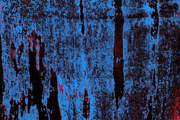 Kırmızı ve mavi renkli grungy duvar, desenli arka plan