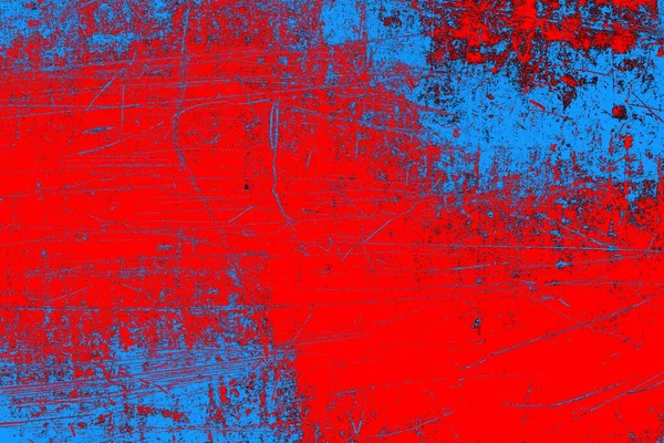 Fundo Grunge Abstrato Textura Monocromática Azul Vermelho Texturizado Fundo — Fotografia de Stock